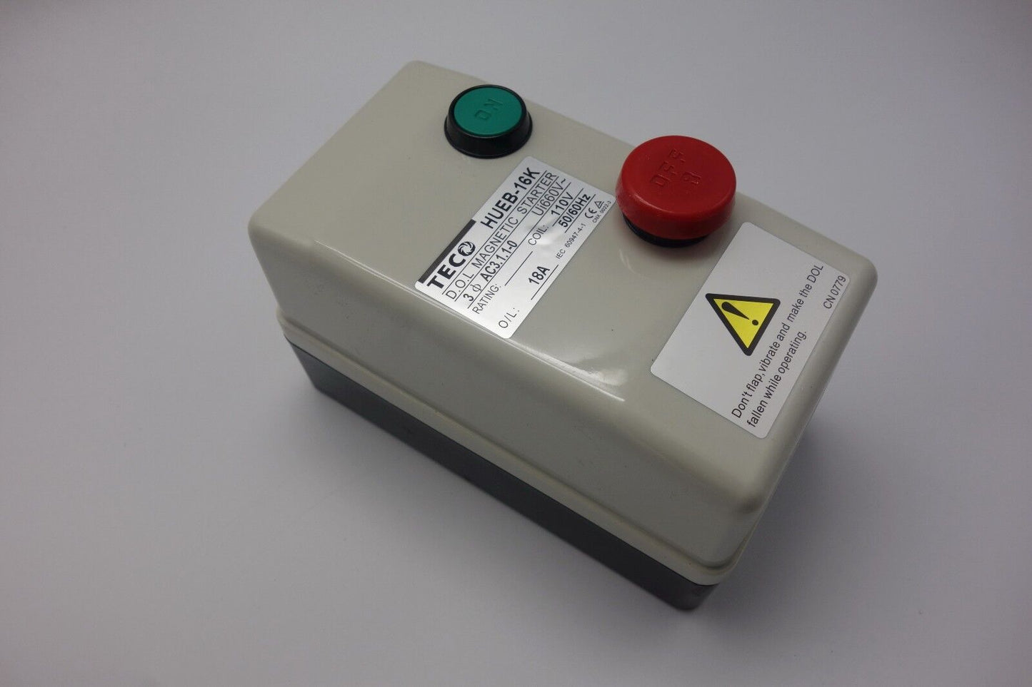 AC 110V Coil 12.5A-18A 3 Phase Control Motor Magnetic Starter HUEB-16K