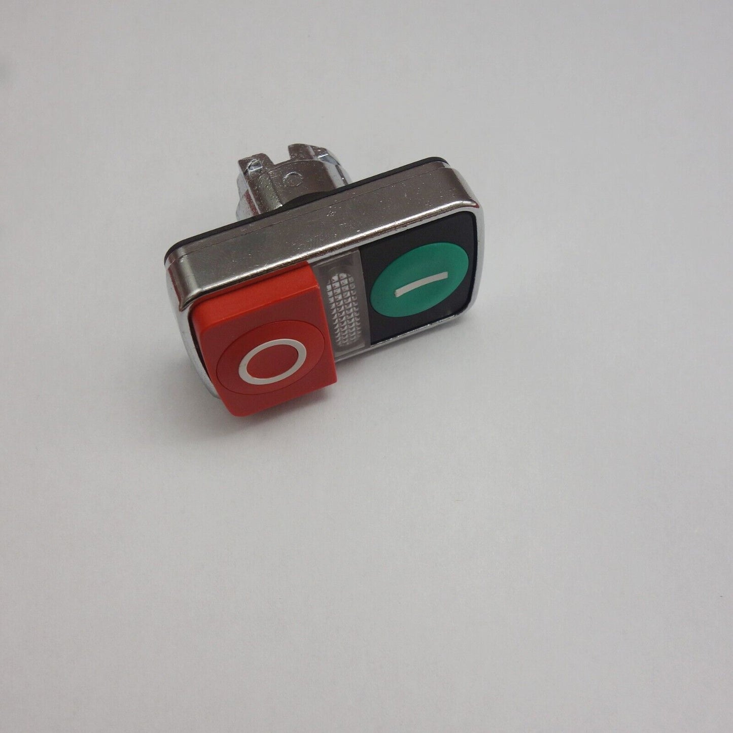 1PC 22MM Red and Green DOULE-HEADED middle Clear Switch head FITS ZB4BW7L3741