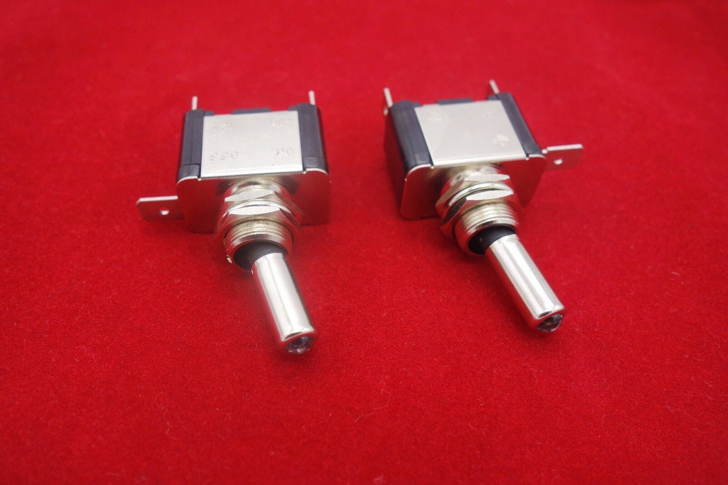 2PCS Car 12V 20A ON-OFF Blue LED Light Toggle Rokcer Switch SPST Maintained
