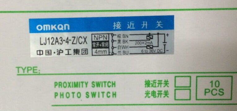 1 PC LJ12A3-4-Z/CX Proximity Sensor Detection Switch NPN NC/NO DC 6-36V