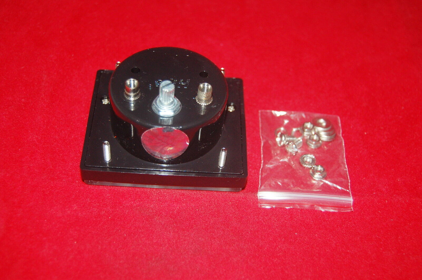1PC 0-1800 Rpm Panel meter Size 60*70mm 10V DC Class 2.5 F.S 1mA