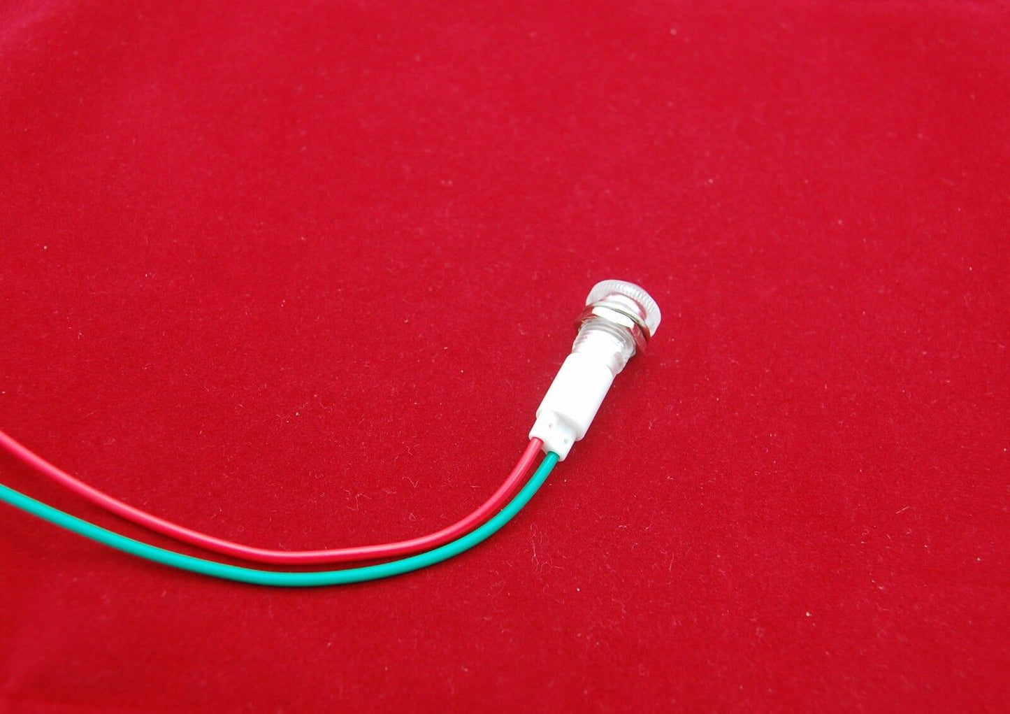 5 Pcs 24V AC/DC 10mm White Panel Mounting LED Indication Signal Pilot Lights