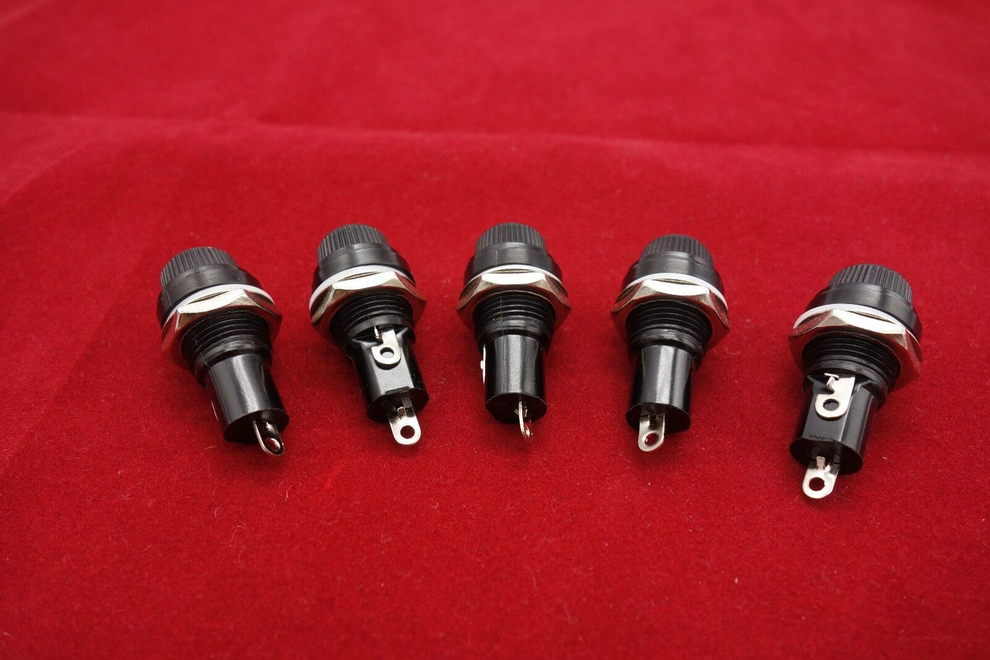 5PCS Panel Mounting Dia.12.1mm Fuse holder Screw type for 5x20mm fuse PTF75B