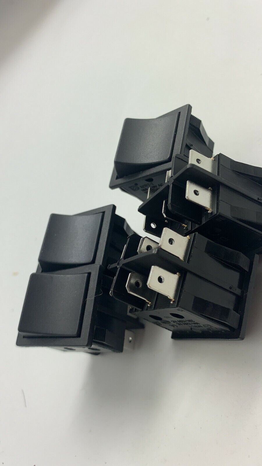 5Pcs Black 2 Position ON/ON Boat Rocker Switch 6 Pin 125V 20A