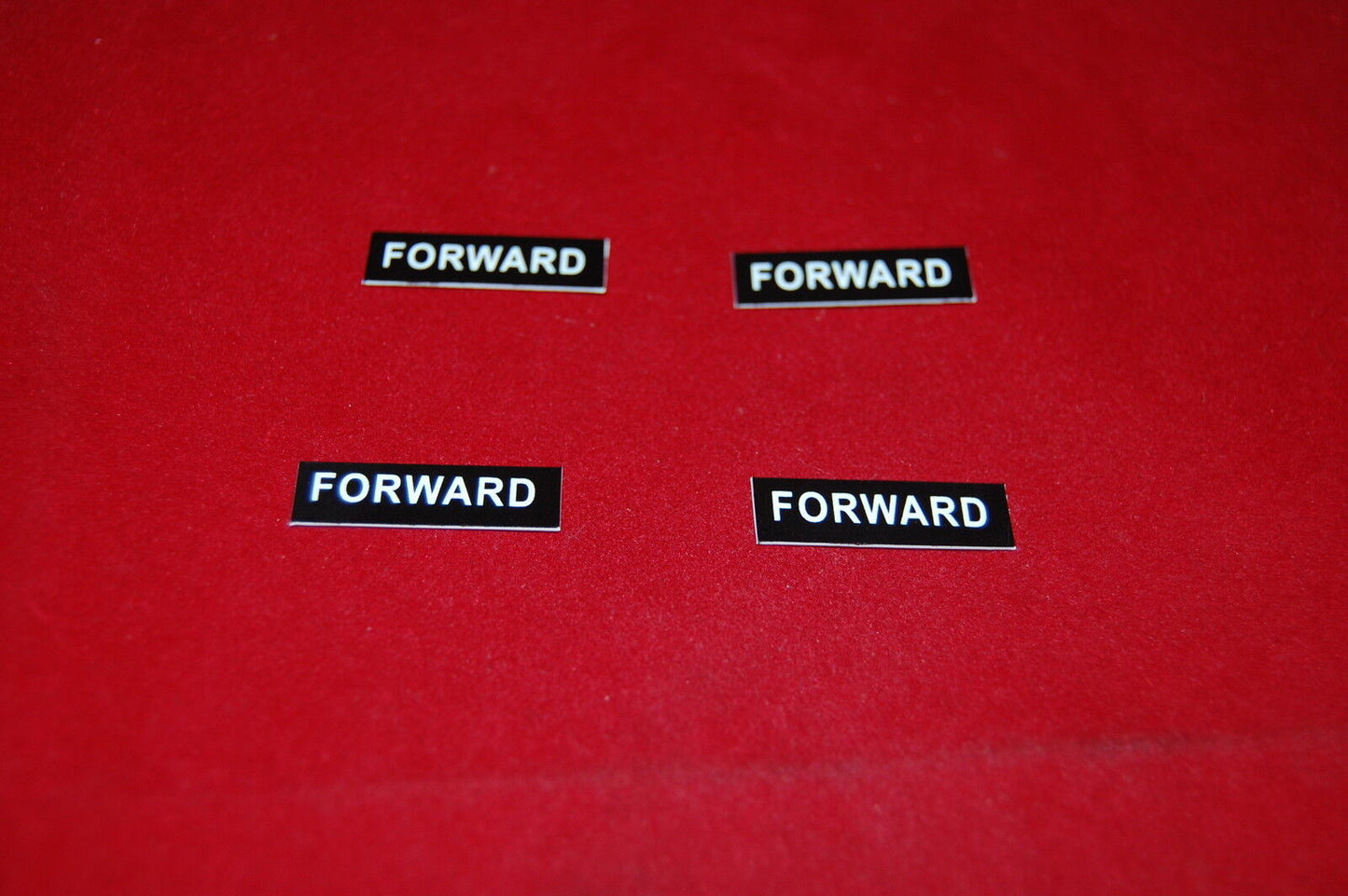 10PCS 8X27mm English Marked Legend Plate Fits ZBY 023** Thickness 0.45mm