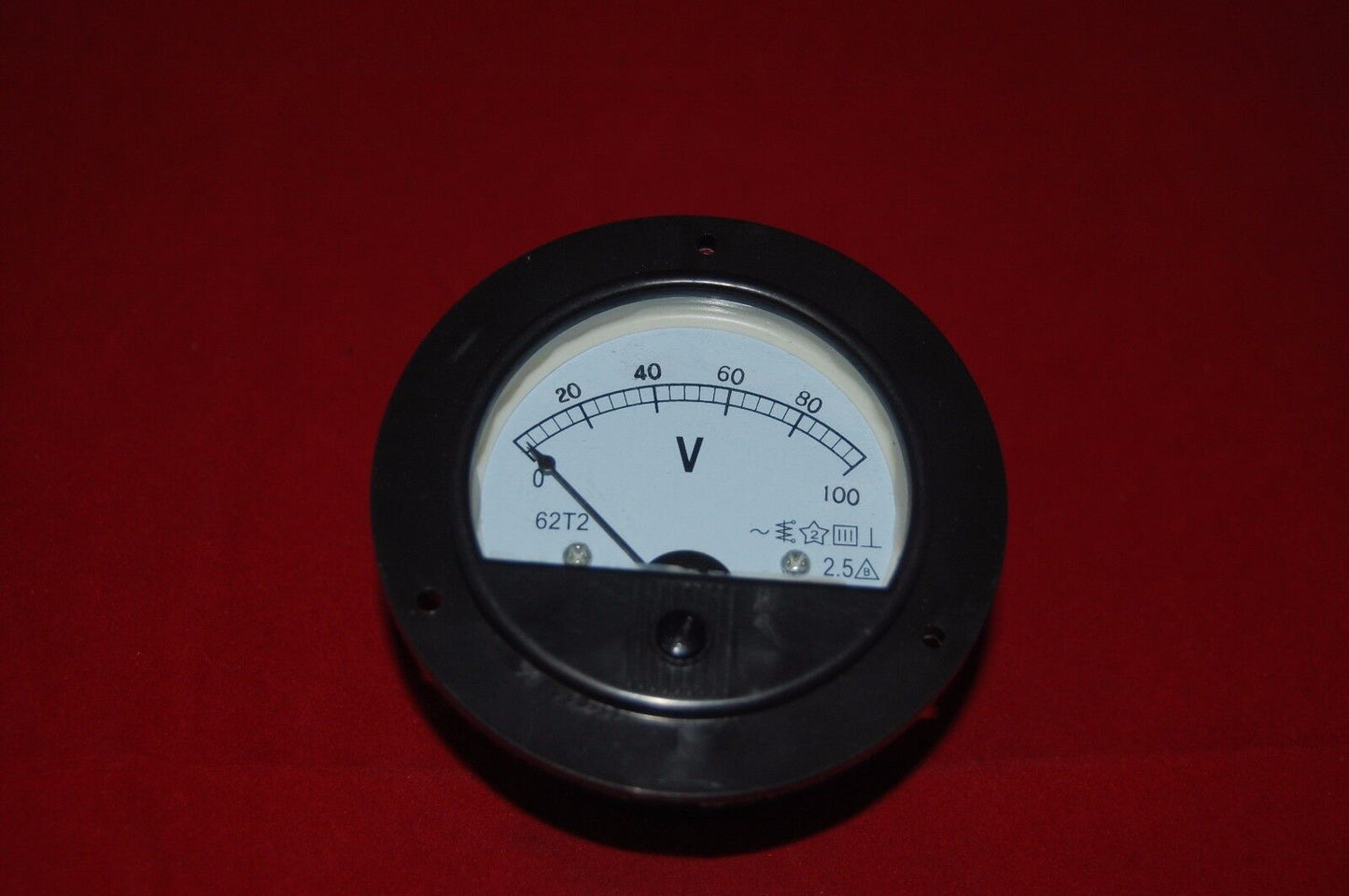 AC 0-100V Round Analog Voltmeter Voltage Panel Meter Dia. 90mm directly Connect