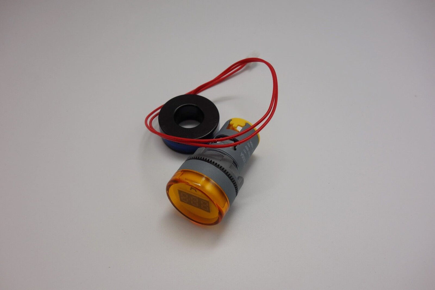 22MM Yellow 3 digital AC 0-100A LED Ammeter AMP Current meter Pilot Light type