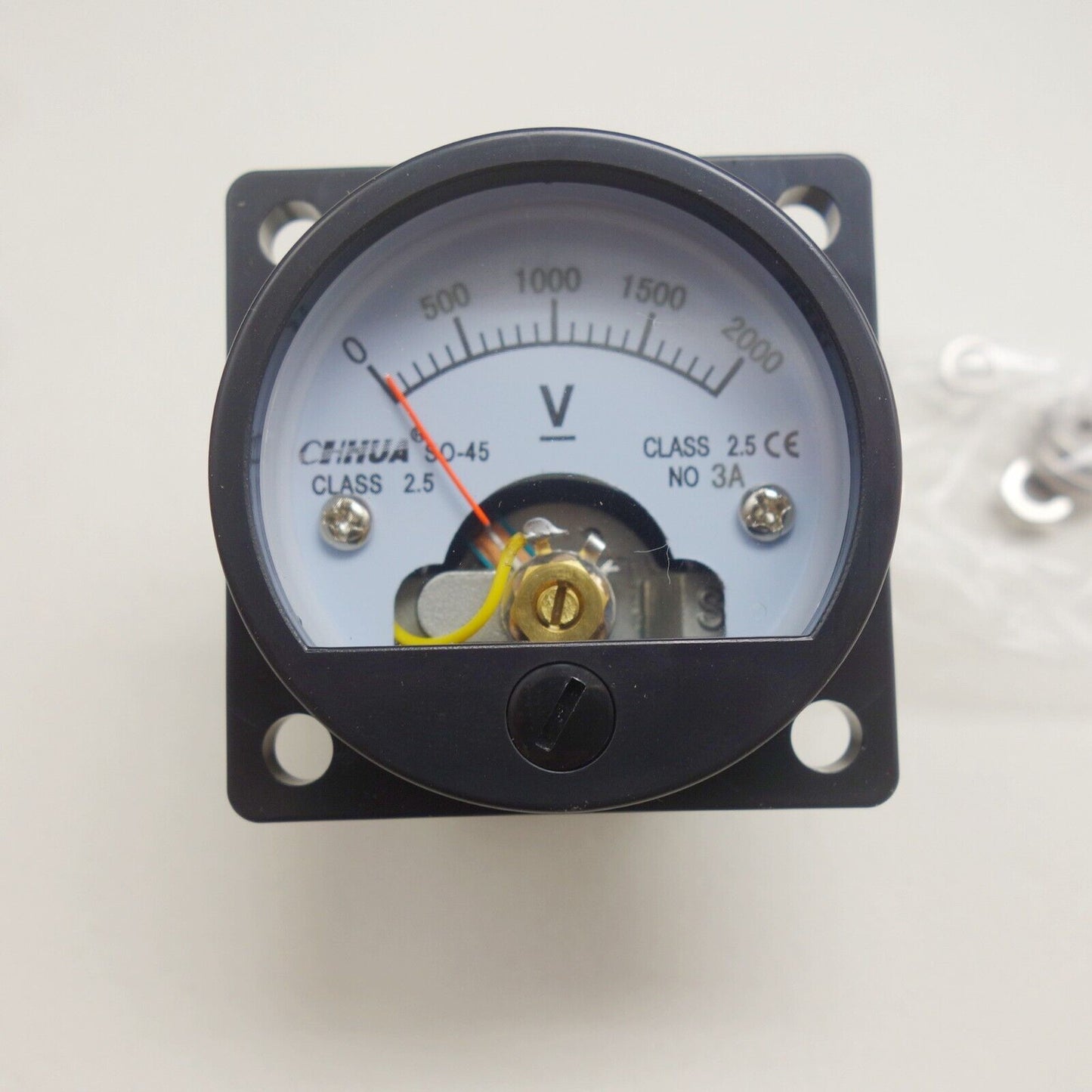 1PC DC 0- 2000V Analog Voltmeter Analogue Voltage panel meter SO45 2000V/3A