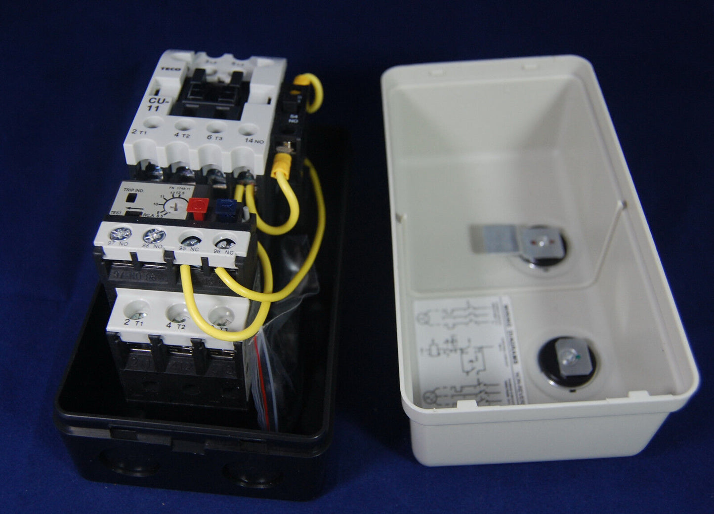 AC 110V Coil 8.5-12.5A 3 Phase Control Motor Magnetic Starter HUEB-11K