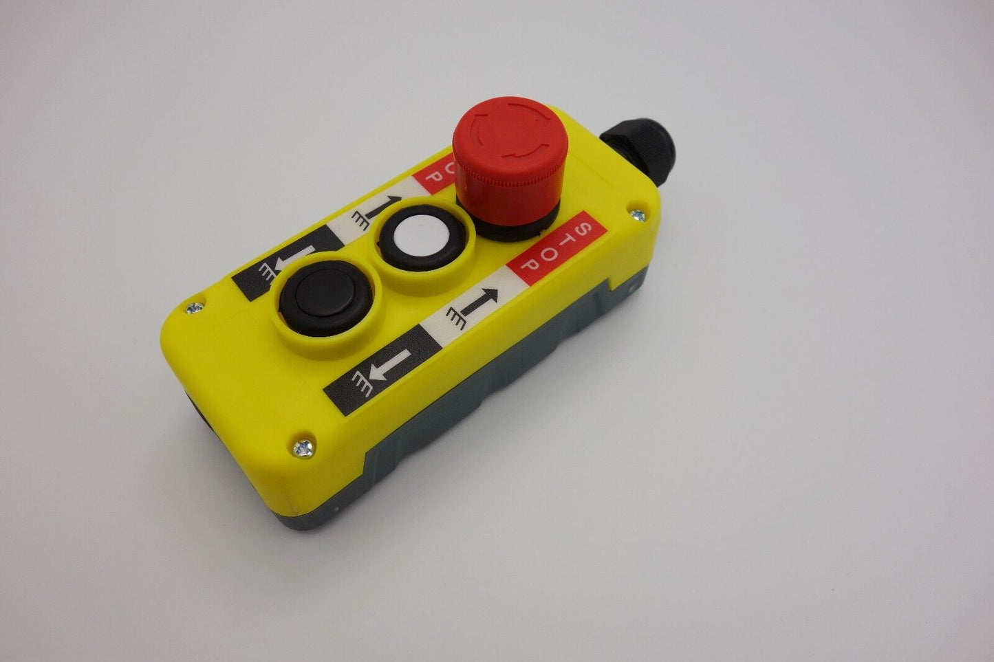 1PC 2 Buttons with Emergency Stop Hoist And Crane Pendant Control Station COP