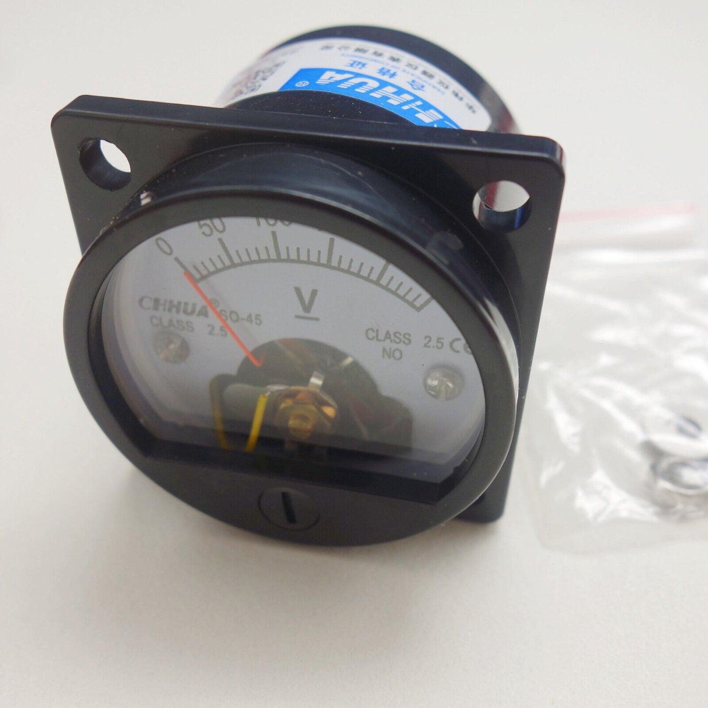 DC 0-250V Analog Voltmeter Analogue Voltage panel meter SO45 directly Connect