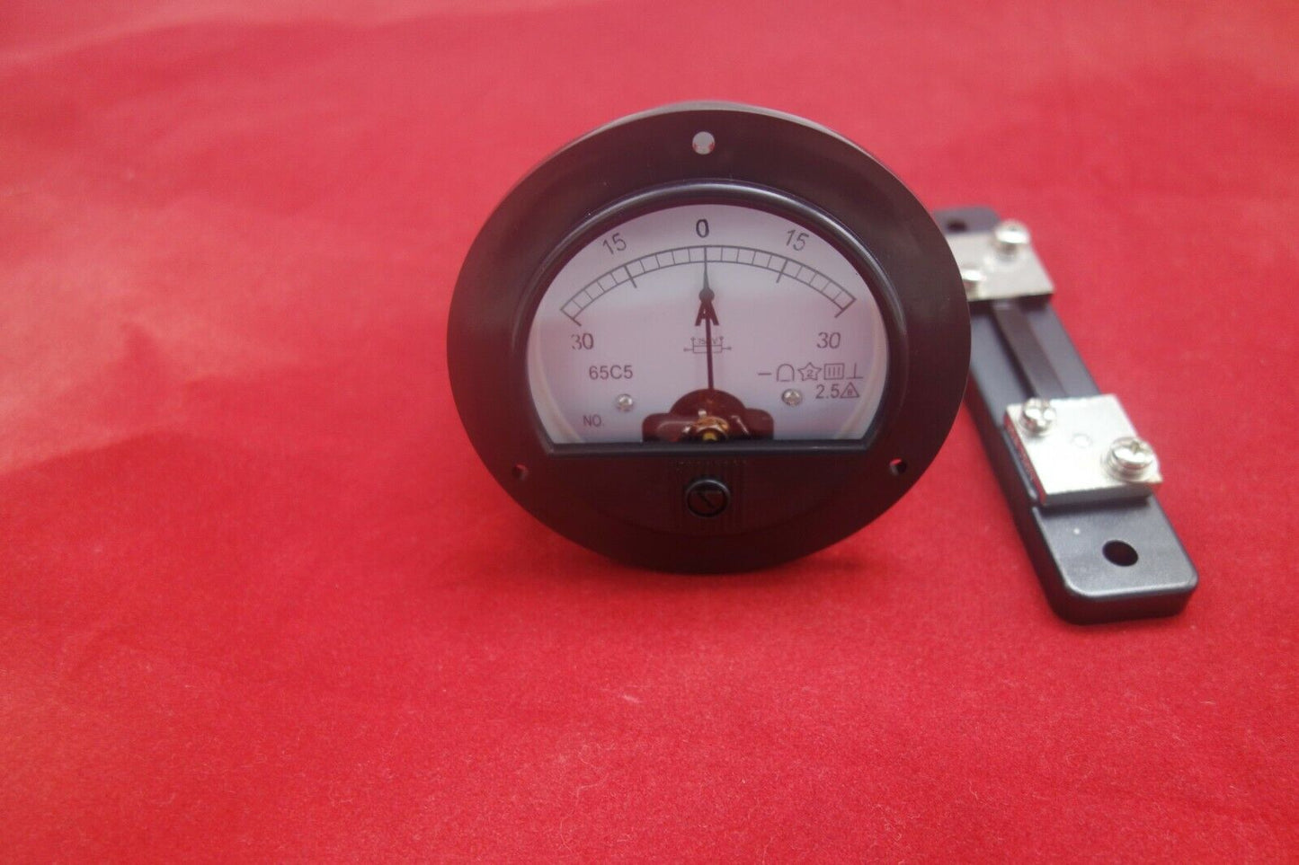DC Minus Zero Plus -30A-0-+30A Analog Dia.90mm Analogue Ammeter AMP Panel meter