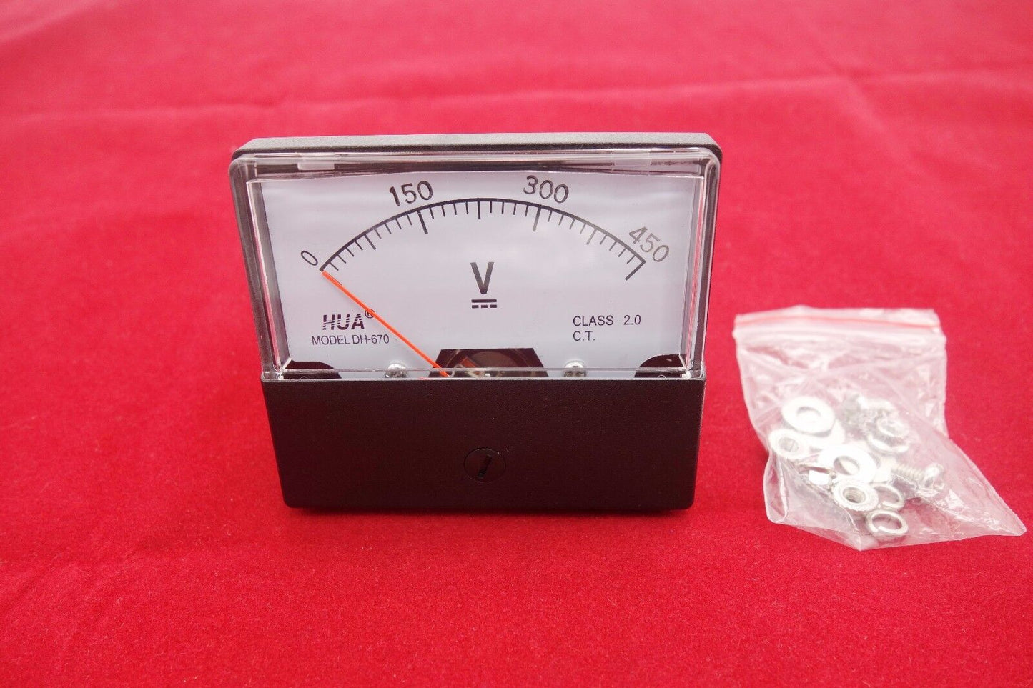 1PC DC 0-450V Analog Voltmeter Panel Voltage Meter 670 60*70mm directly Connect