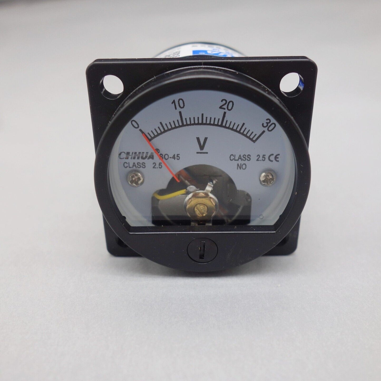 DC 0- 30V Analog Voltmeter Analogue Voltage panel meter SO45 directly Connect