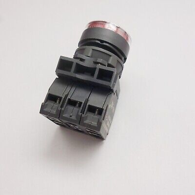 Illuminated pushbutton with flush push Fits XB5AW34G5 RED 120V LED Momentary