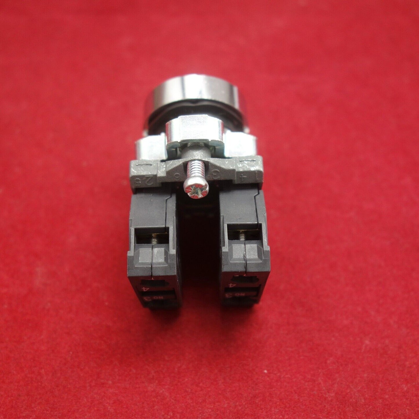 1PC 22MM Metal PUSHBUTTON SWITCH FITS XB4BA35 GREEN 1NC/1NO