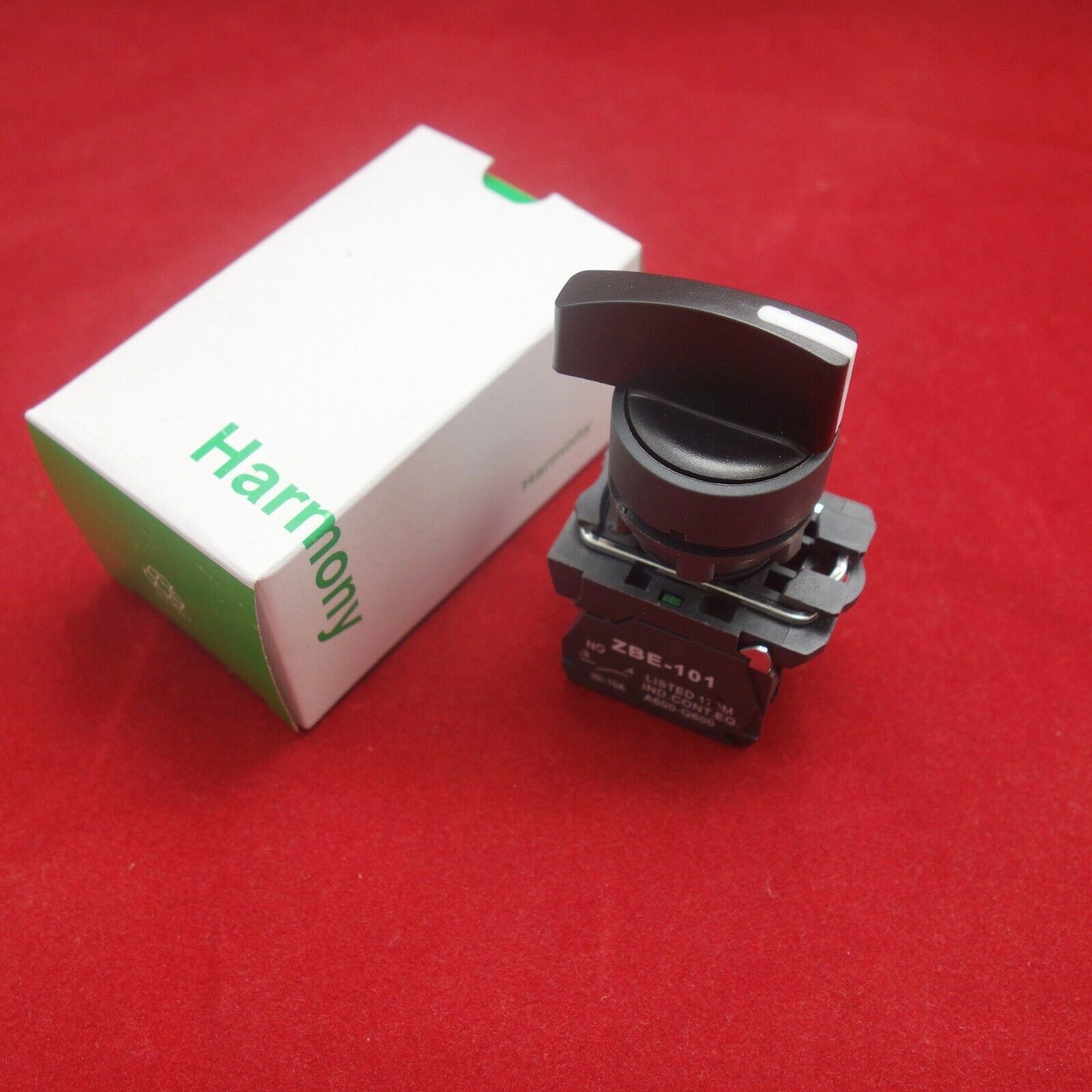 22mm Plastic Long Handle Selector switch 3 Position Fits XB5AJ33 2NO Maintained