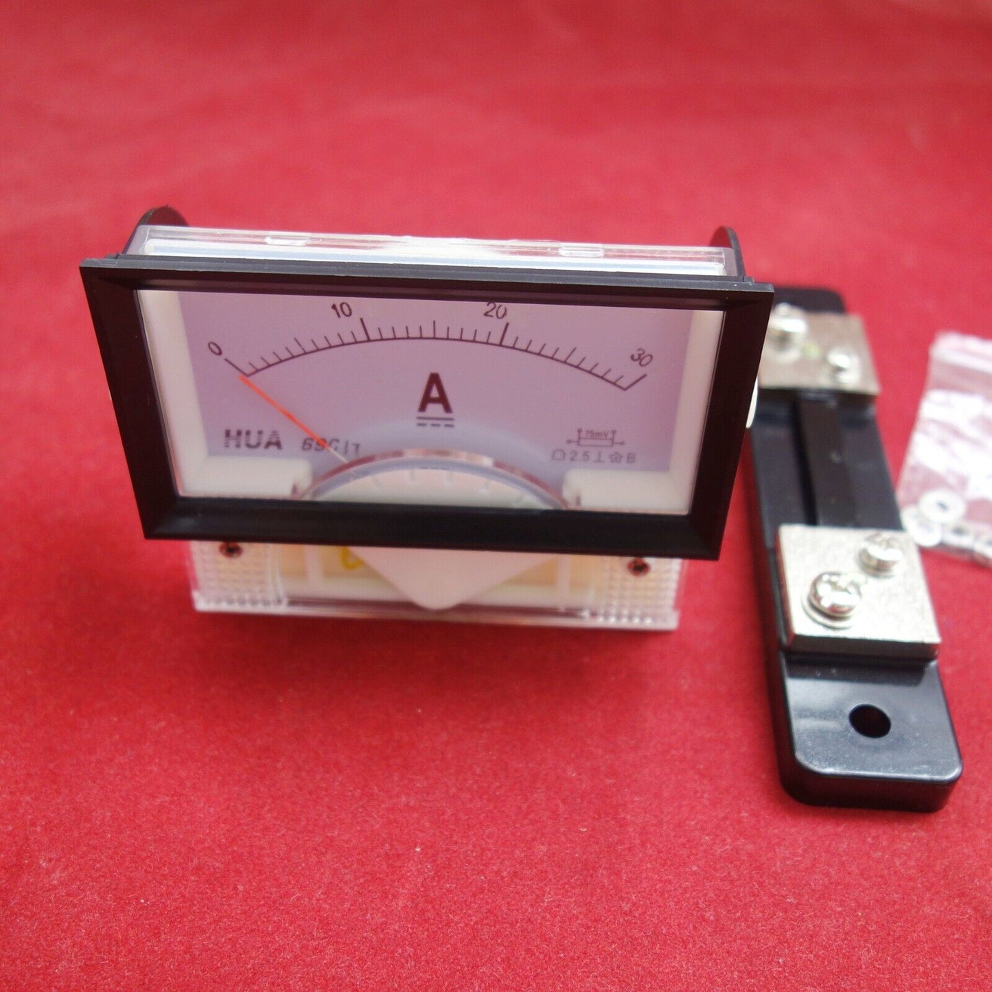 1PC DC 0-30A Analog Ammeter Panel AMP Current Meter 69C17 69C9 with Shunt
