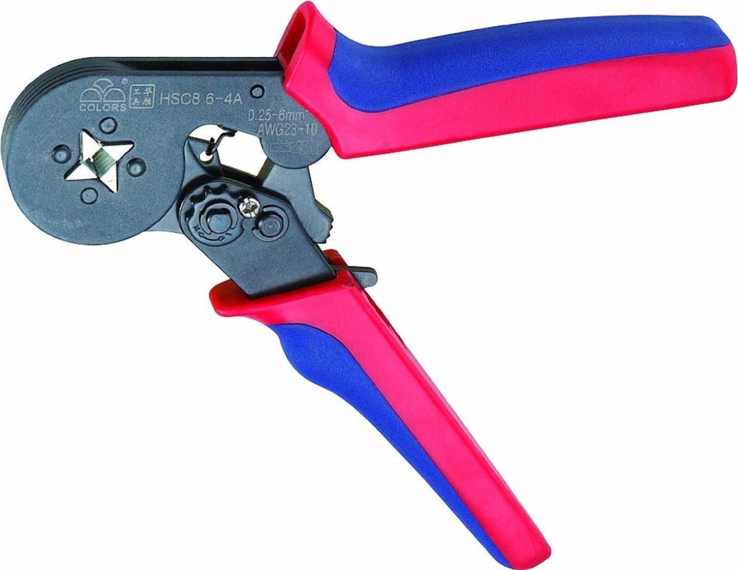 1PC MINI-TYPE Self-Adjustable Crimping Plier For Ferrules Four-Sided 0.25-6mm