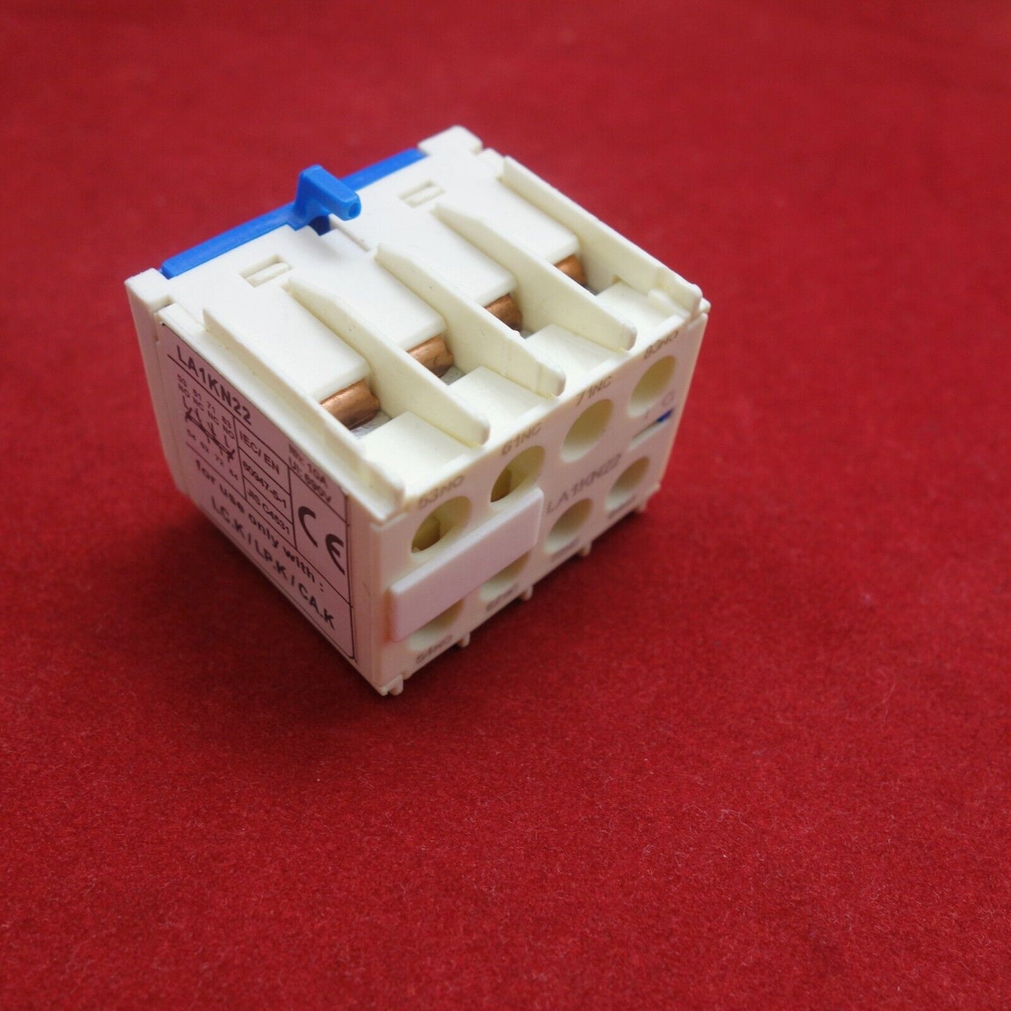 1PC Auxiliary Contact Block FitS LA1KN22 2NO/2NC USE WITH LC.K LP.K CA.K CONTACT