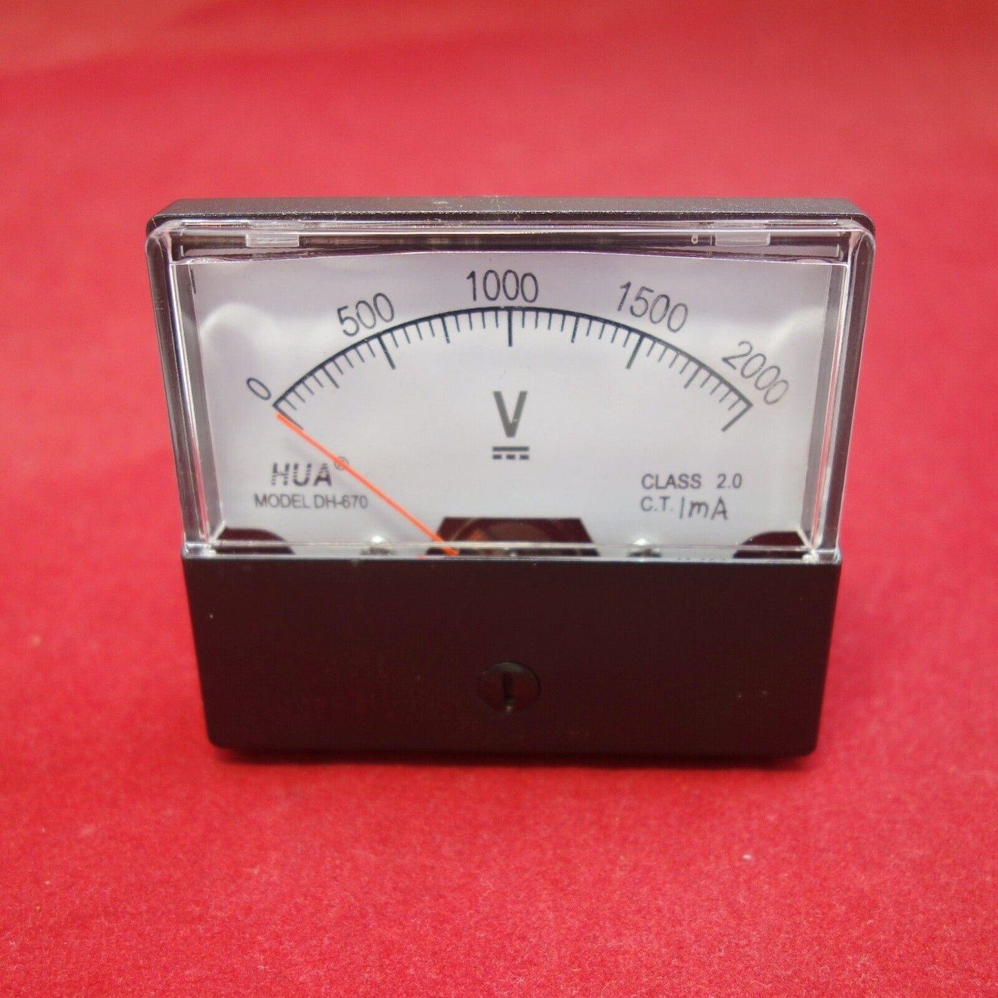 1PC DC 2000V 1mAnalog Voltmeter Panel Voltage Meter 60*70MM