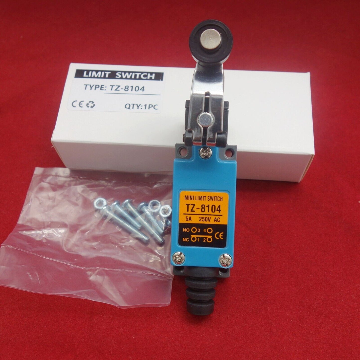 1PC NEW TZ-8104 LIMIT SWITCH 240V 5A LIMITED SWITCH FITS ME-8104 XCE118