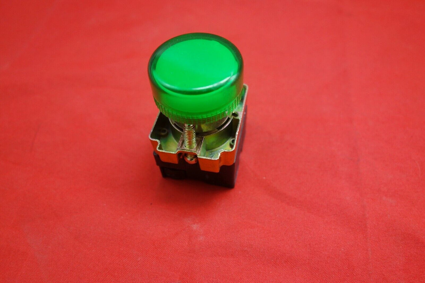 1PC 22MM Green LED Pilot Fits XB2 BV63 direct BA9S 12V AC/DC LED Blub included