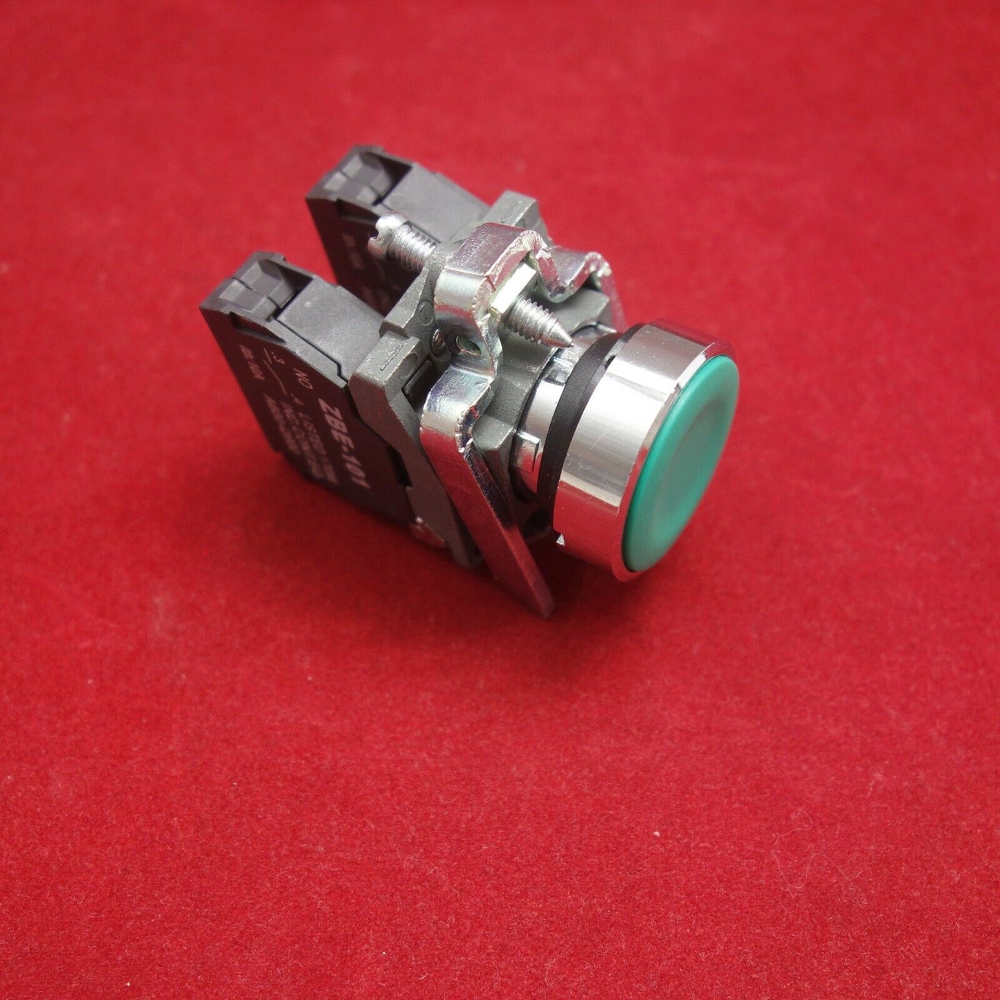 5PCS 22MM Metal PUSHBUTTON SWITCH FITS XB4BA35 GREEN 1NC/1NO XB4BA