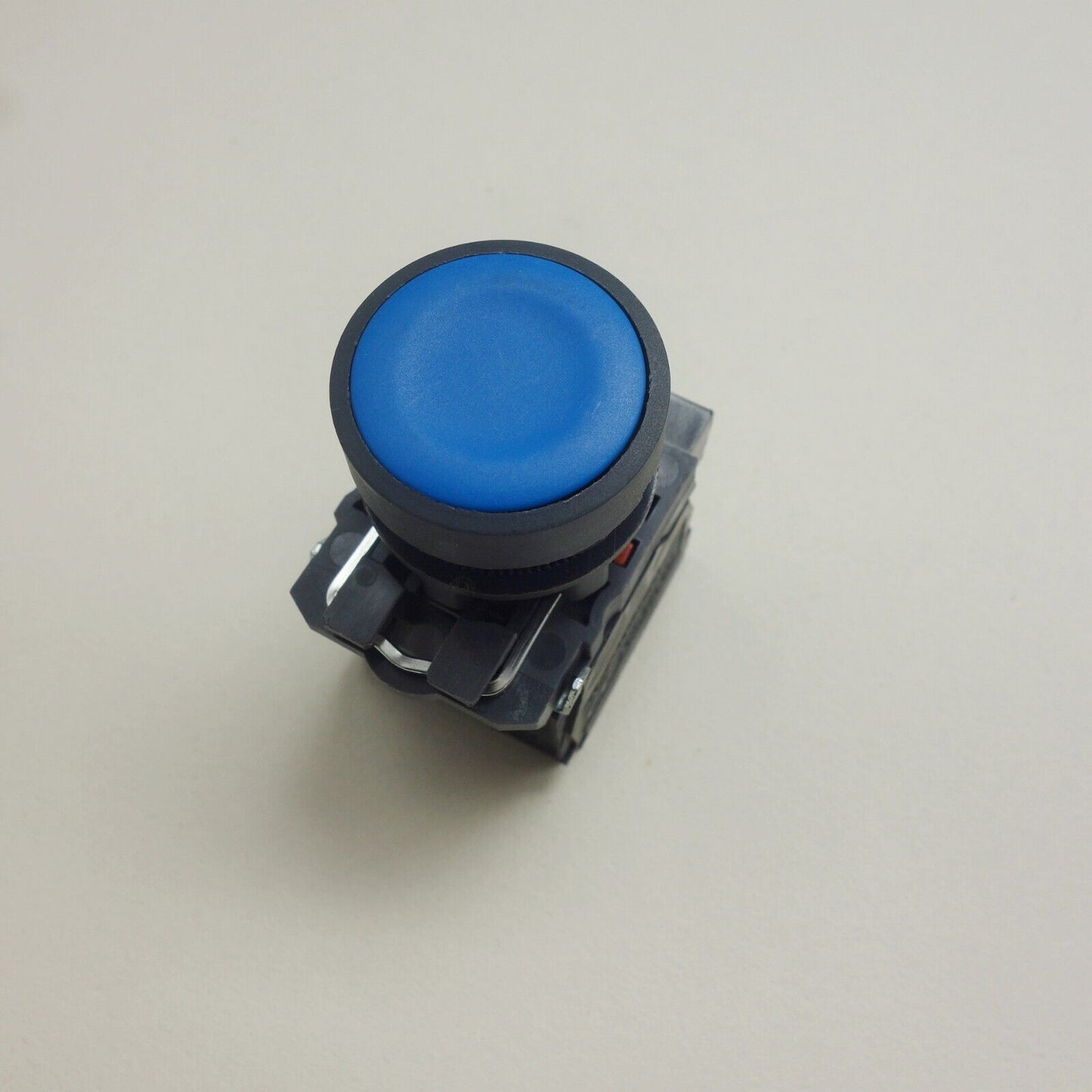 2PCS 22MM PUSHBUTTON SWITCH FITS XB5AA65 Blue 1NO/1NC SPRING Return flush push