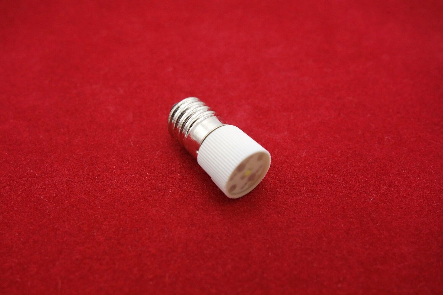 5PCS E10 LED BULB 24V AC/DC WHITE COLOR Base Dia.9mm