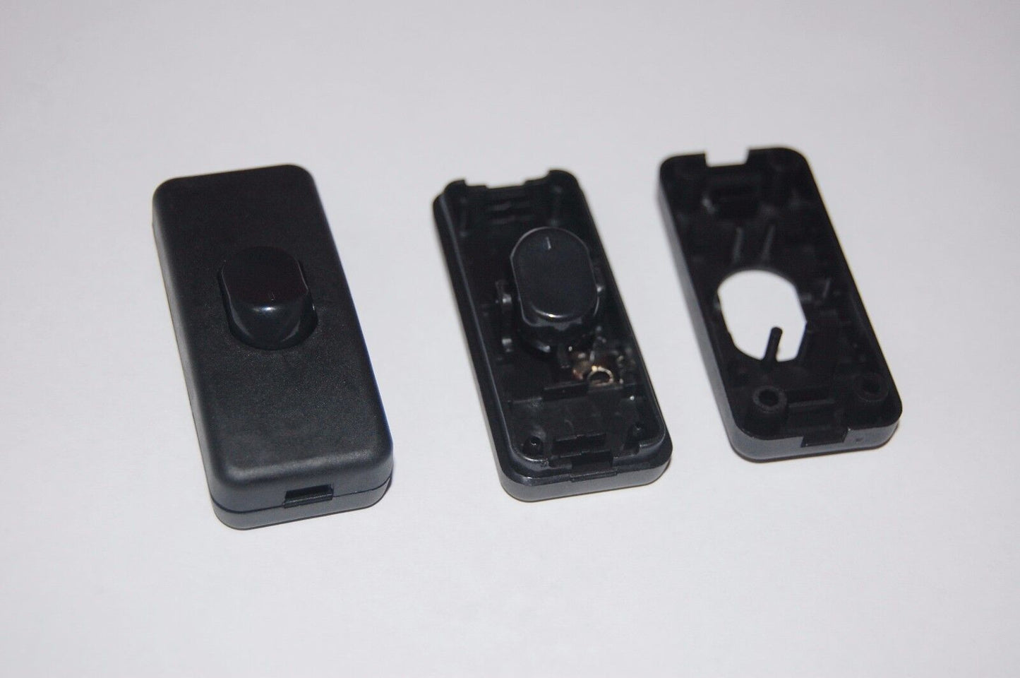5PCS Bedroom Black OFF/ON Bedroom In Line Cord Switch AC 250V 2A Desk Light