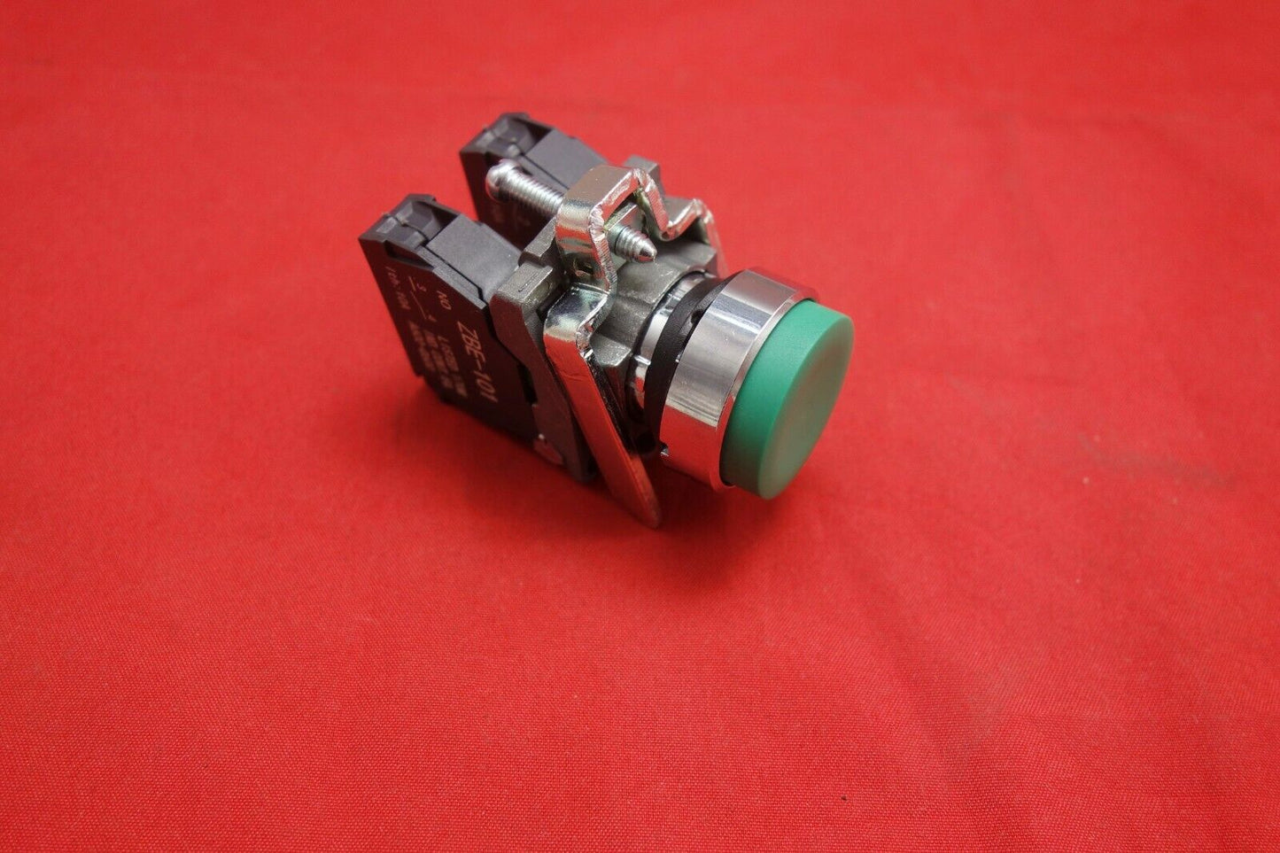 1PC 22MM Metal PUSHBUTTON SWITCH FITS XB4BL35 Green 1NC/1NO Projecting push