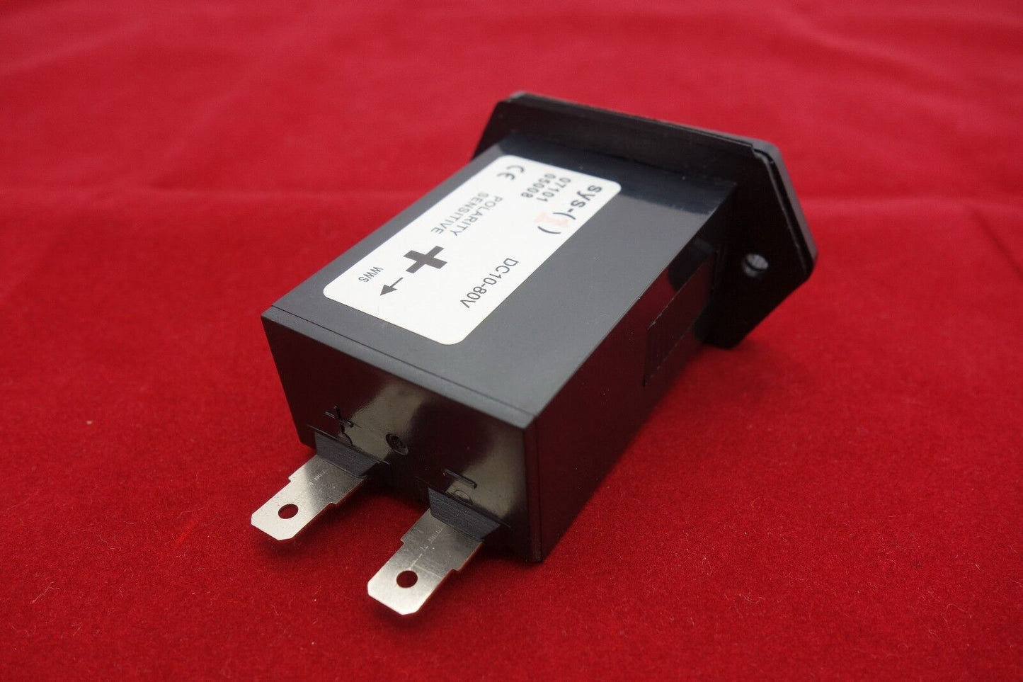 1PC hours meter 1/10(99999.9) Panel Ctutout 37*24mm 10-80V DC SYS-1