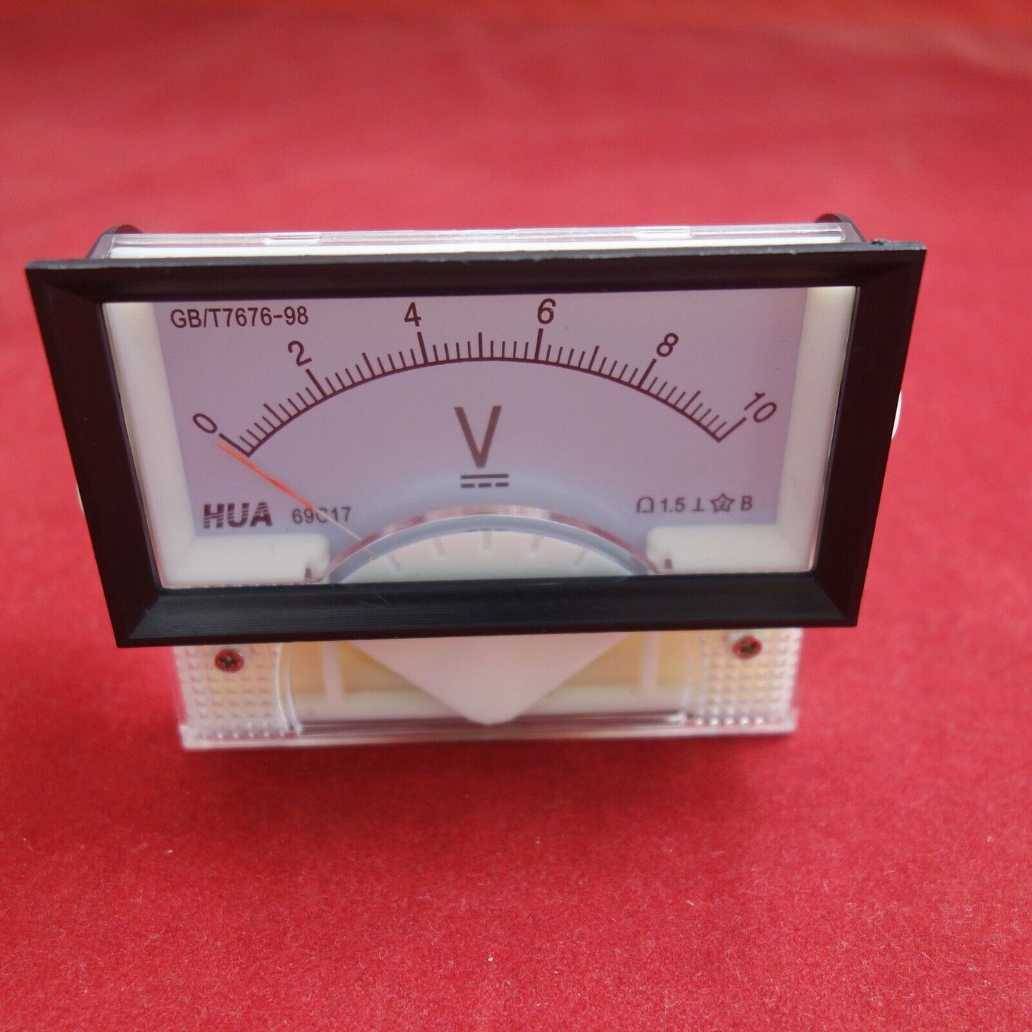 1PC DC 0-10V Analog VOLTMETER Voltage Meter 10V 69C17 69C9 direct connect