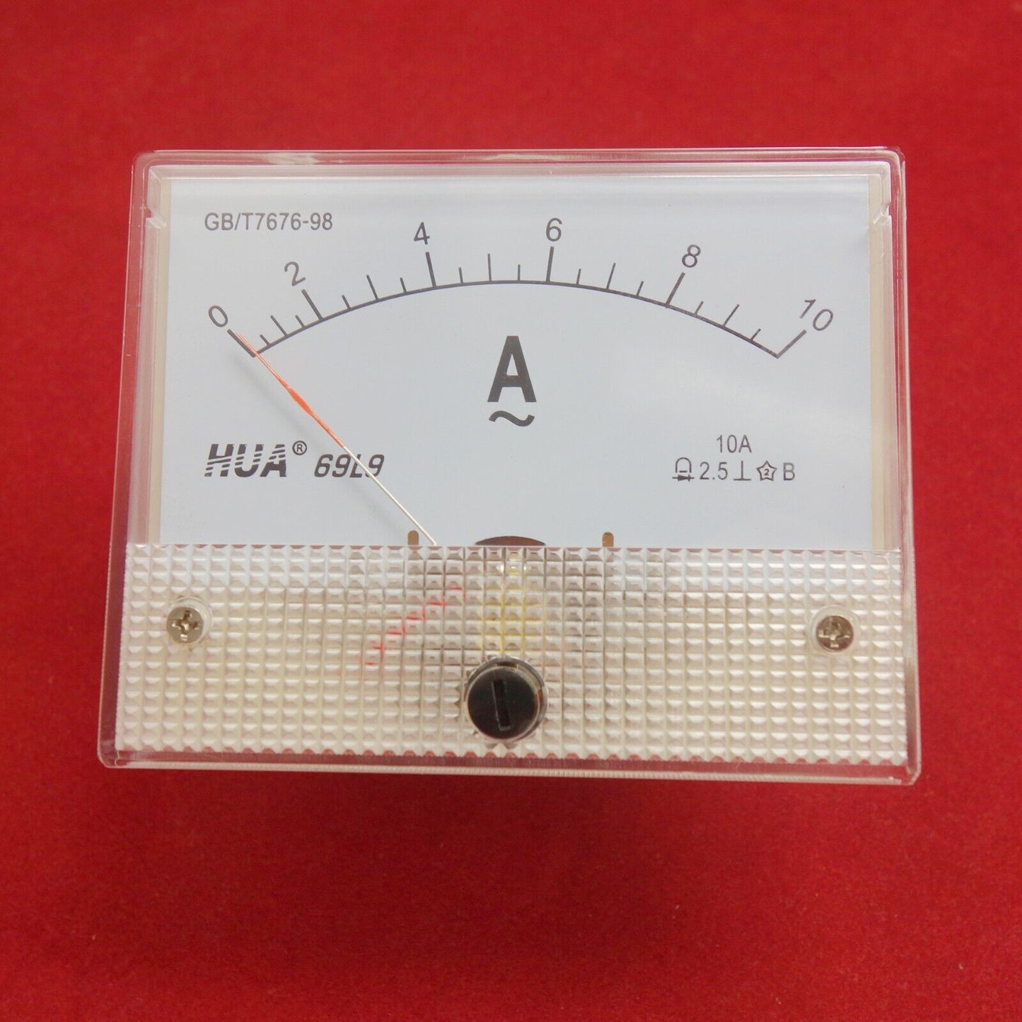1pc AC 0-10A Analog Ammeter Panel AMP Current Meter 69L9 direct connect
