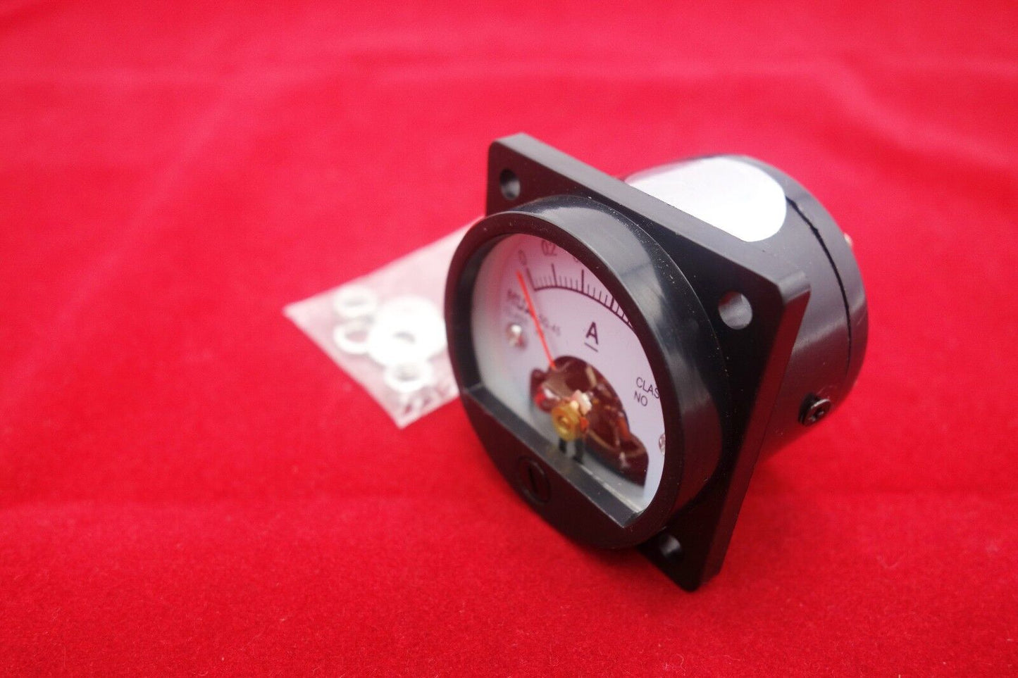 1PC DC 0-1A Analog Ammeter Panel AMP Current Meter SO45 Cutout 45mm