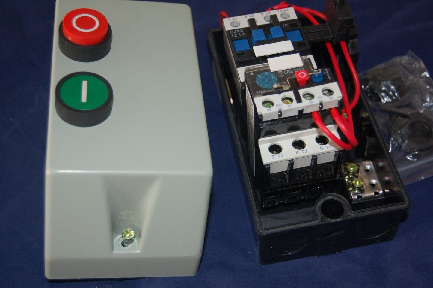 1PC Motor Magnetic Starter Fits LE1-D12 9-13A 110V AC 1.5KW 2.0Hp