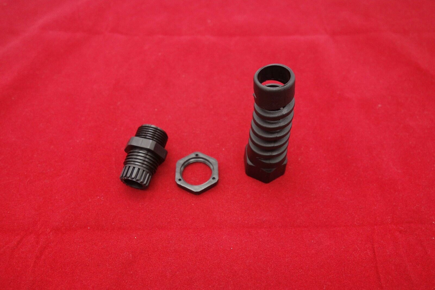 5PCS Black Spiral Cable Gland PG9 Cable Range 4-8MM Nylon IP68 Waterproof