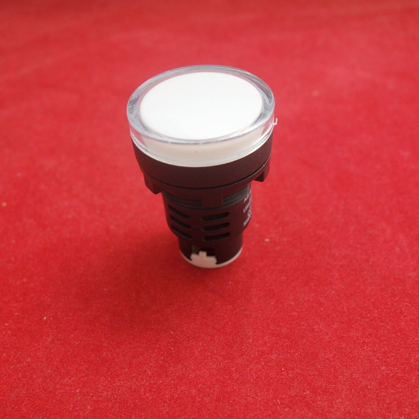 2PCS Pilot light White Led Lamp Cutout Φ30mm Screw Terminal 12V AC/DC AD16-30