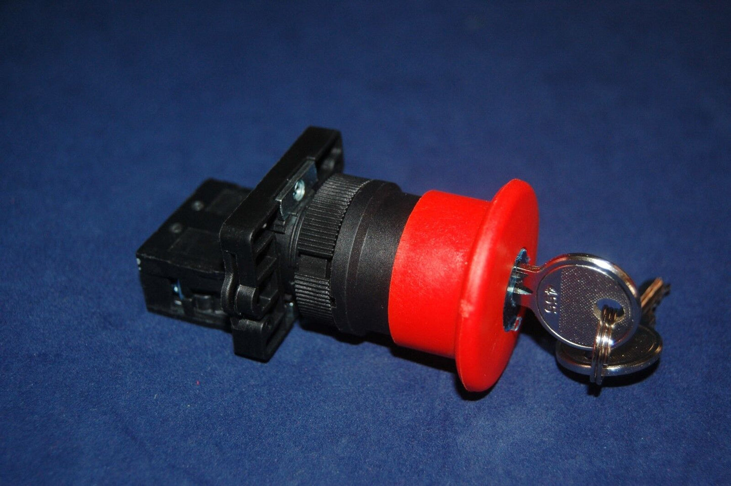 1 Key Release Emergency Switching off Mushroom PushButton Switch Fits XB2ES142