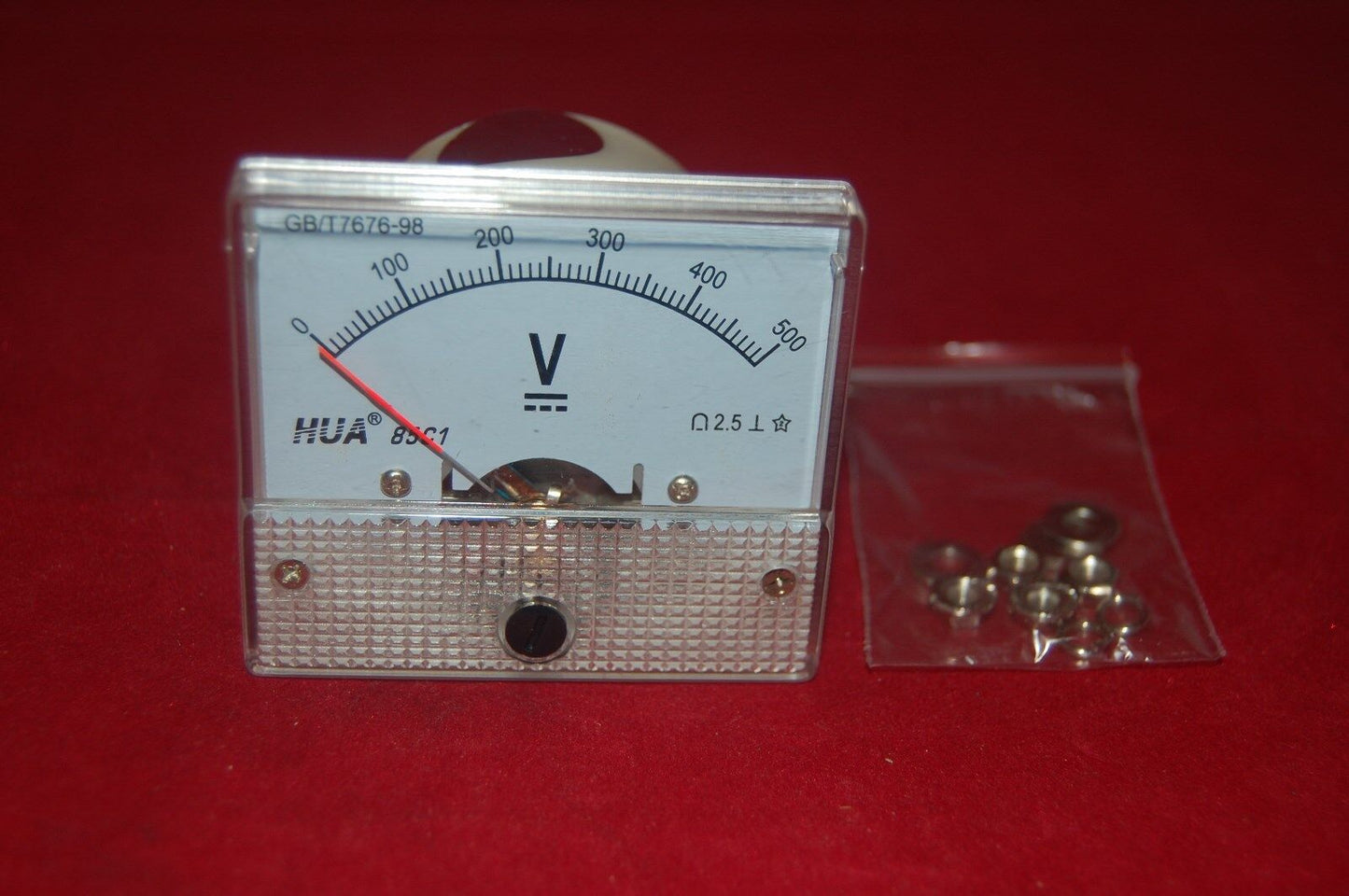 DC 0-500V Analog 85C1 Voltage Analogue Panel meter Directly connnected