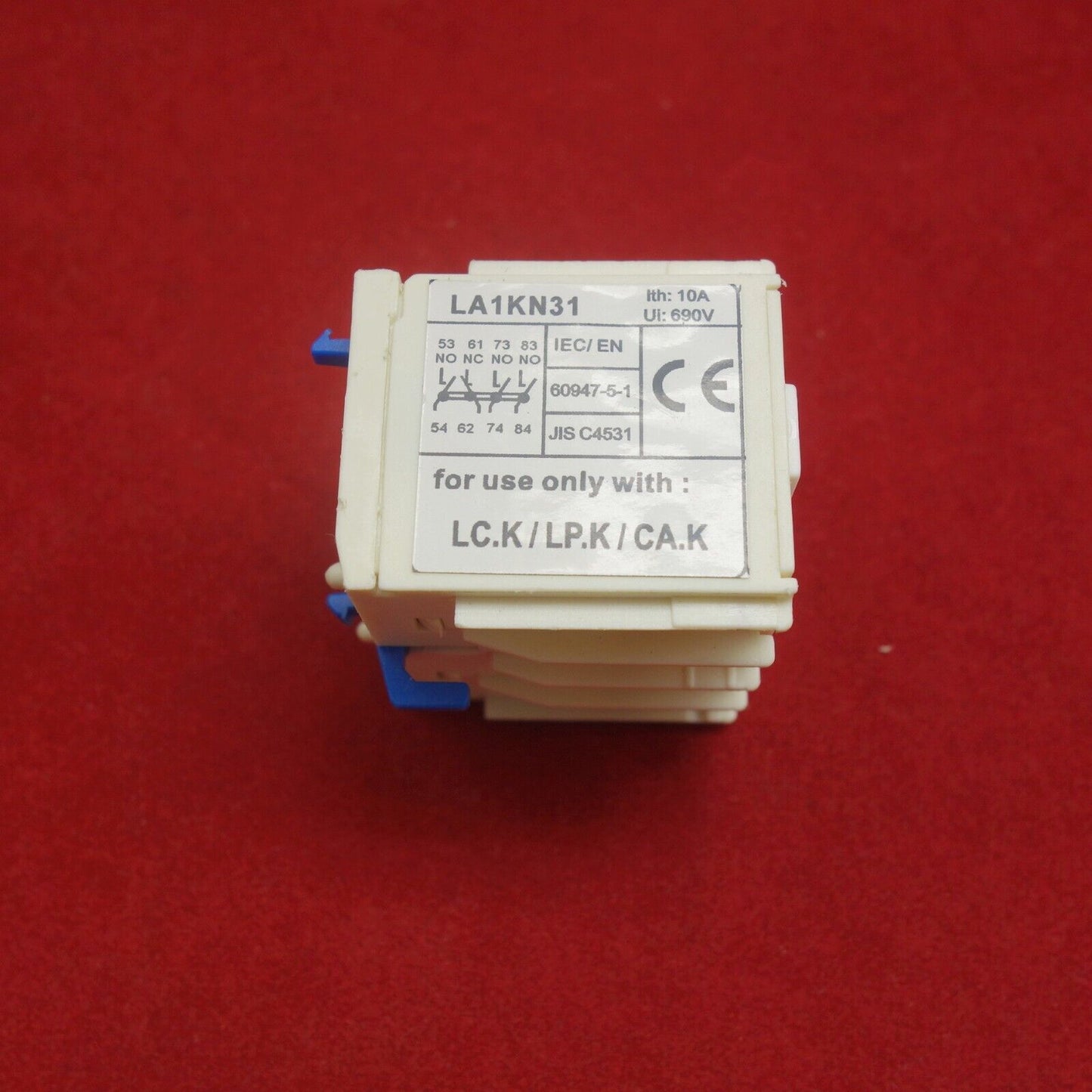 1PC Auxiliary Contact Block FitS LA1KN31 3NO/1NC USE WITH LC.K LP.K CA.K CONTACT