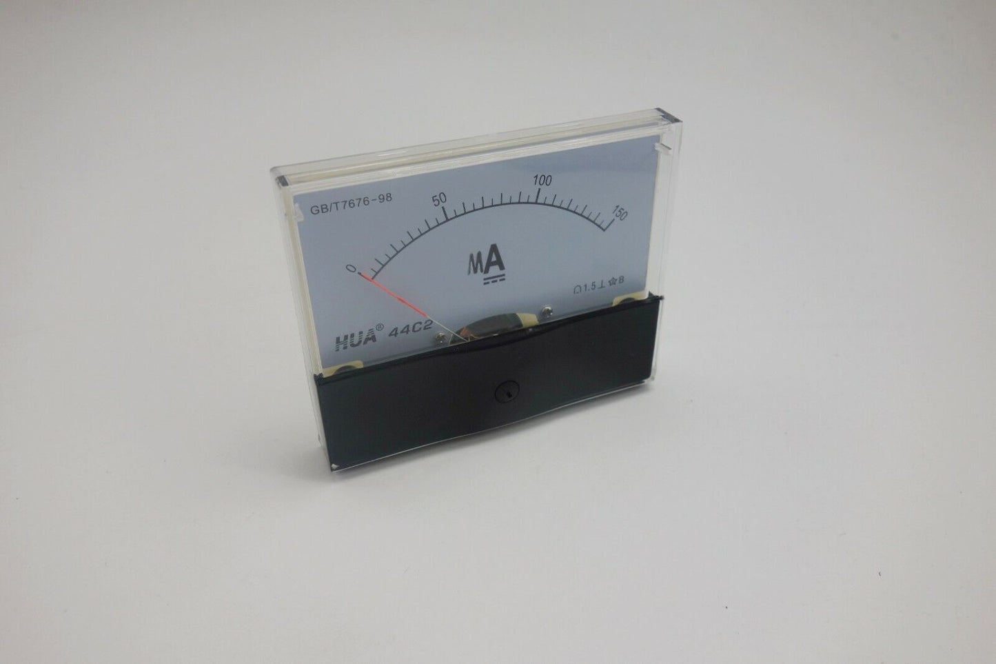 1pc DC 150mA Analog Ammeter Panel Current Meter 44C2 80*100MM DC direct Connect