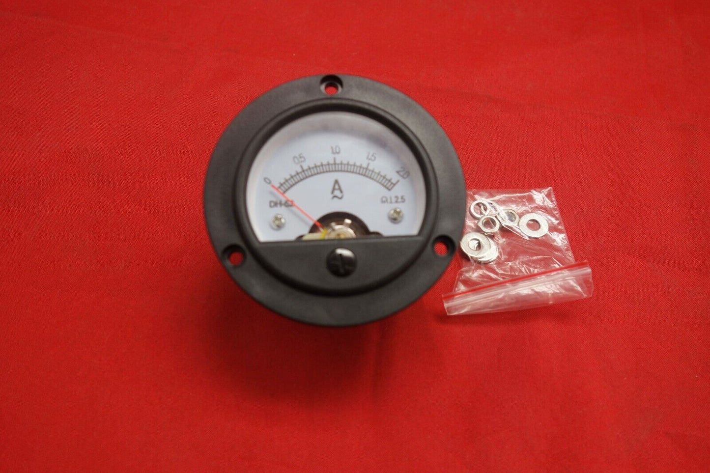 1pc AC 0-2A Round Analog Ammeter Panel AMP Current Meter Dia. 66.4mm DH52