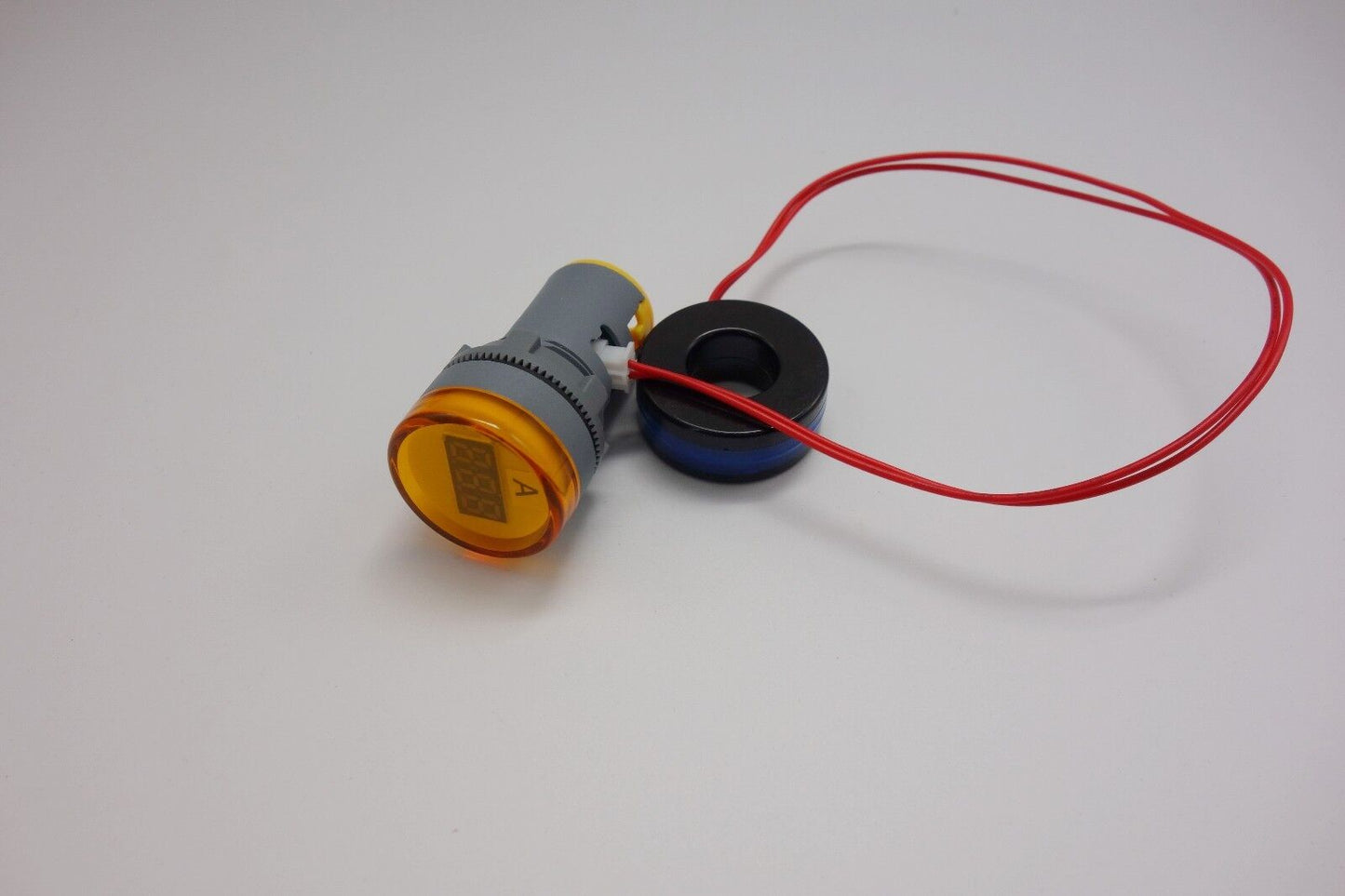 22MM Yellow 3 digital AC 0-100A LED Ammeter AMP Current meter Pilot Light type