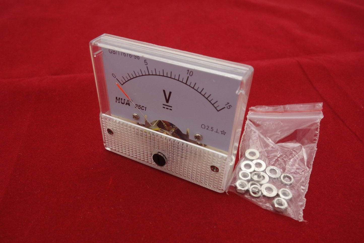 DC 0-15V Analog 85C1 56*64mm Voltage Analogue Panel meter directly Connect