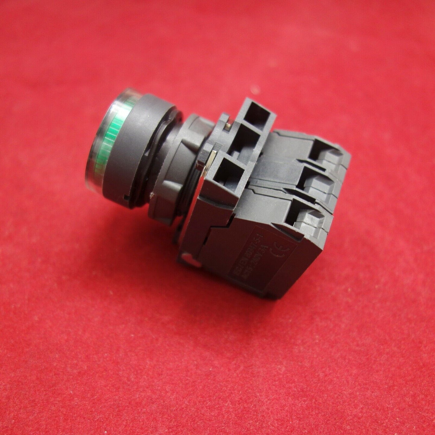 1PC 22mm Green Illuminated pushbutton Switch Fits XB5AW33B5 24V LED Momentary