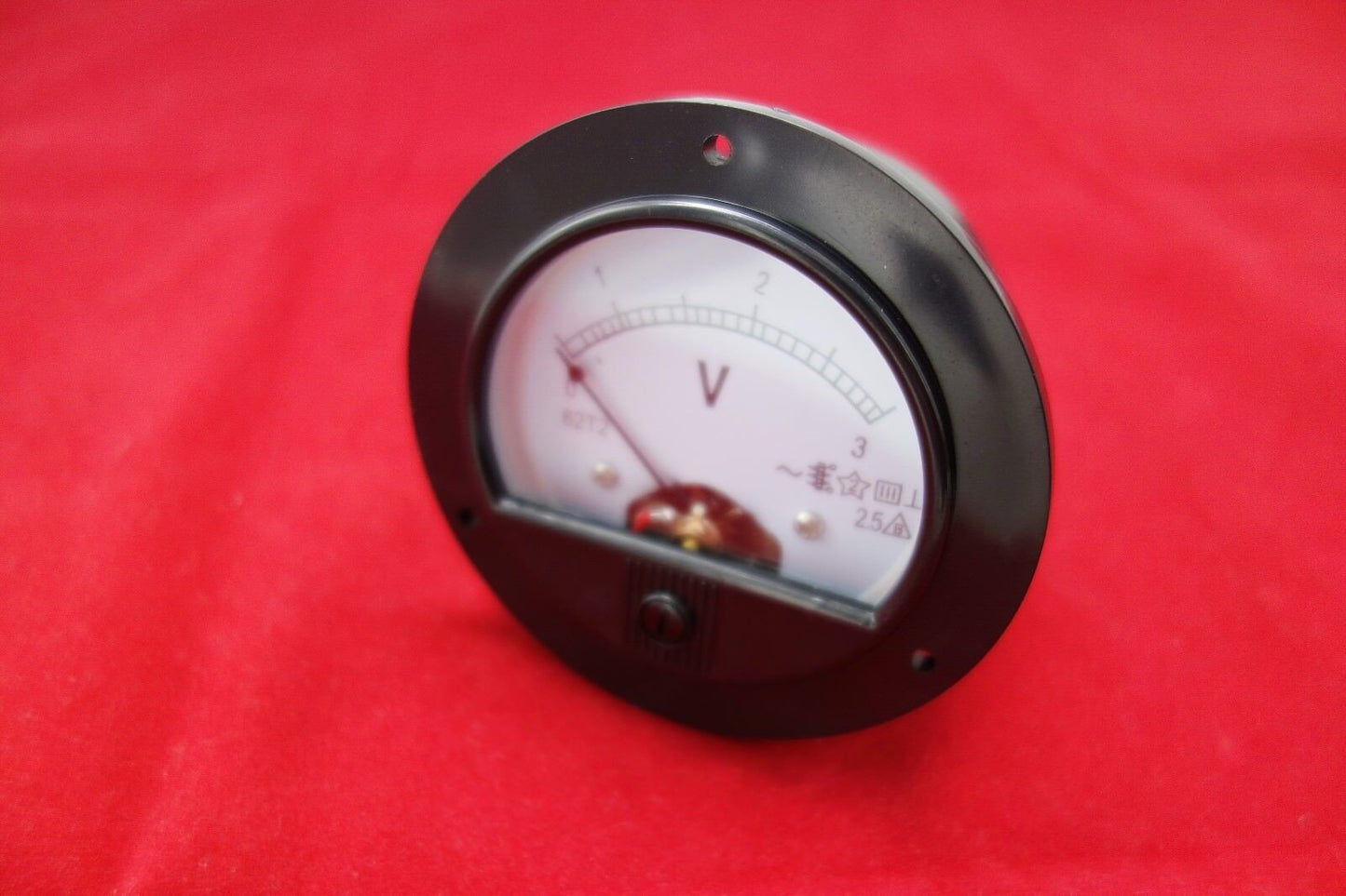 AC 0-3V Round Analog Voltmeter Voltage Panel Meter Dia.90mm direct Connect