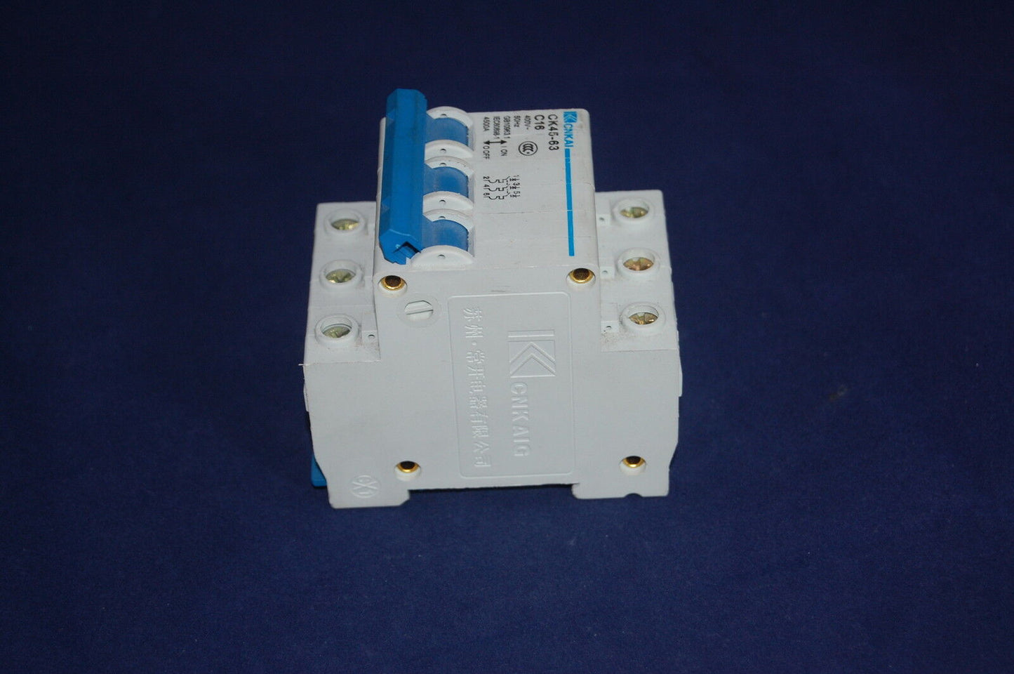 1Pc 3 Pole 16A Miniature Circuit Breaker fits CK45 C16 6KA Breaking Capacity MCB