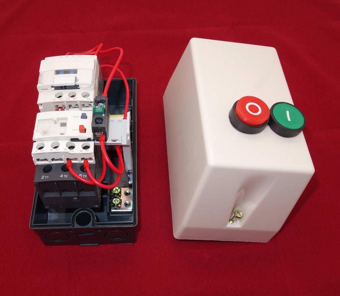 1PC Motor Magnetic Starter Fits New Style LE1D12 9-13A 220V AC 3KW 4.10HP
